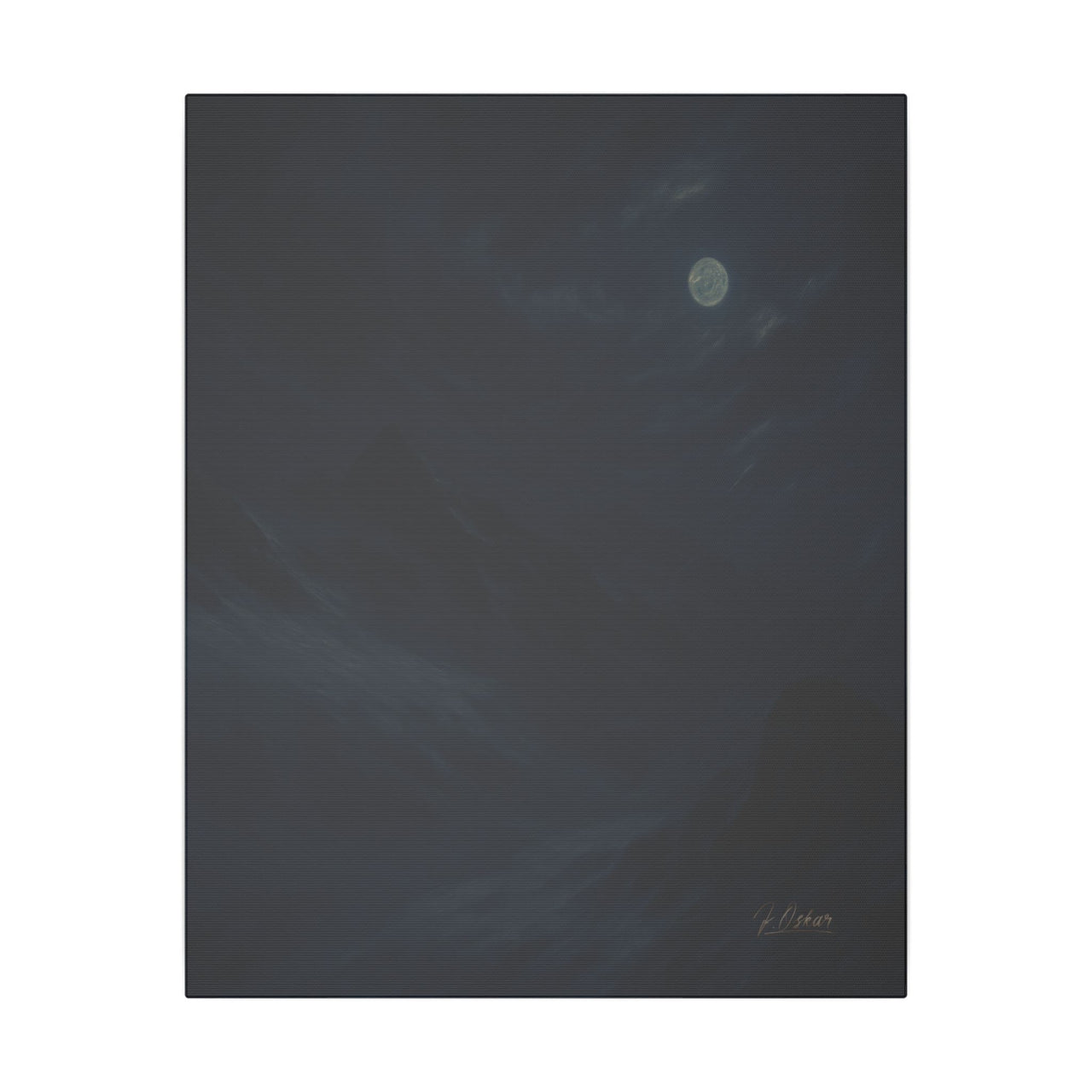 Majestic Mountain 92- Veil of Moonlight Canvas Art