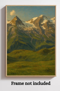 Majestic Mountain 81 - Snowcapped Giants Canvas Art
