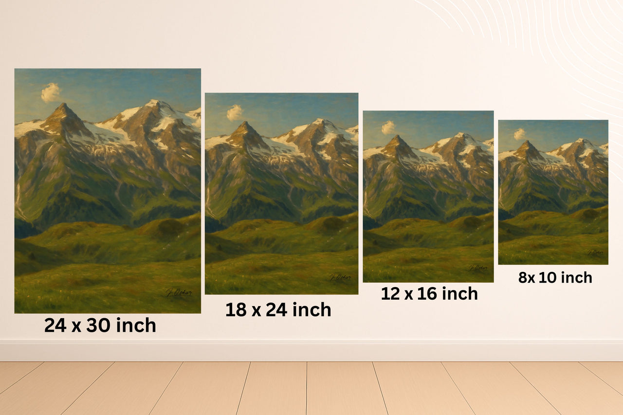 Majestic Mountain 81 - Snowcapped Giants Canvas Art
