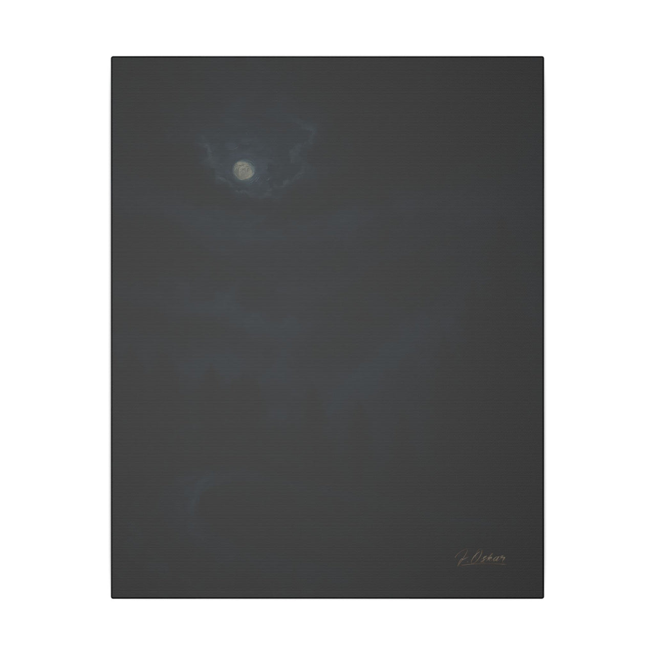 Majestic Mountain 71 - Moonlit Descent Canvas Art