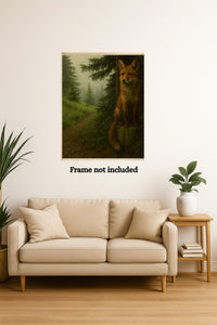 Majestic Mountain 32 - The Guide in the Mist Canvas Art