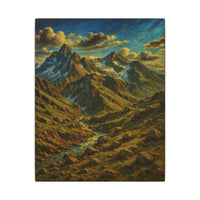 Majestic Mountain 13 - River's Journey to the Majestic Mountain Canvas Art