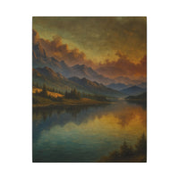 Majestic Mountain 7 - Stillness Beyond the Peaks Canvas Art