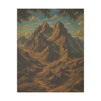 Majestic Mountain 12 - Path of the Wanderer Canvas Art