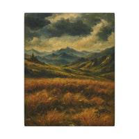 Majestic Mountain 3 - Path Through the Windswept Valley Canvas Art