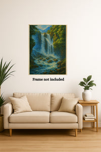 Majestic Mountain 37 - The Waterfall’s Voice Canvas Art