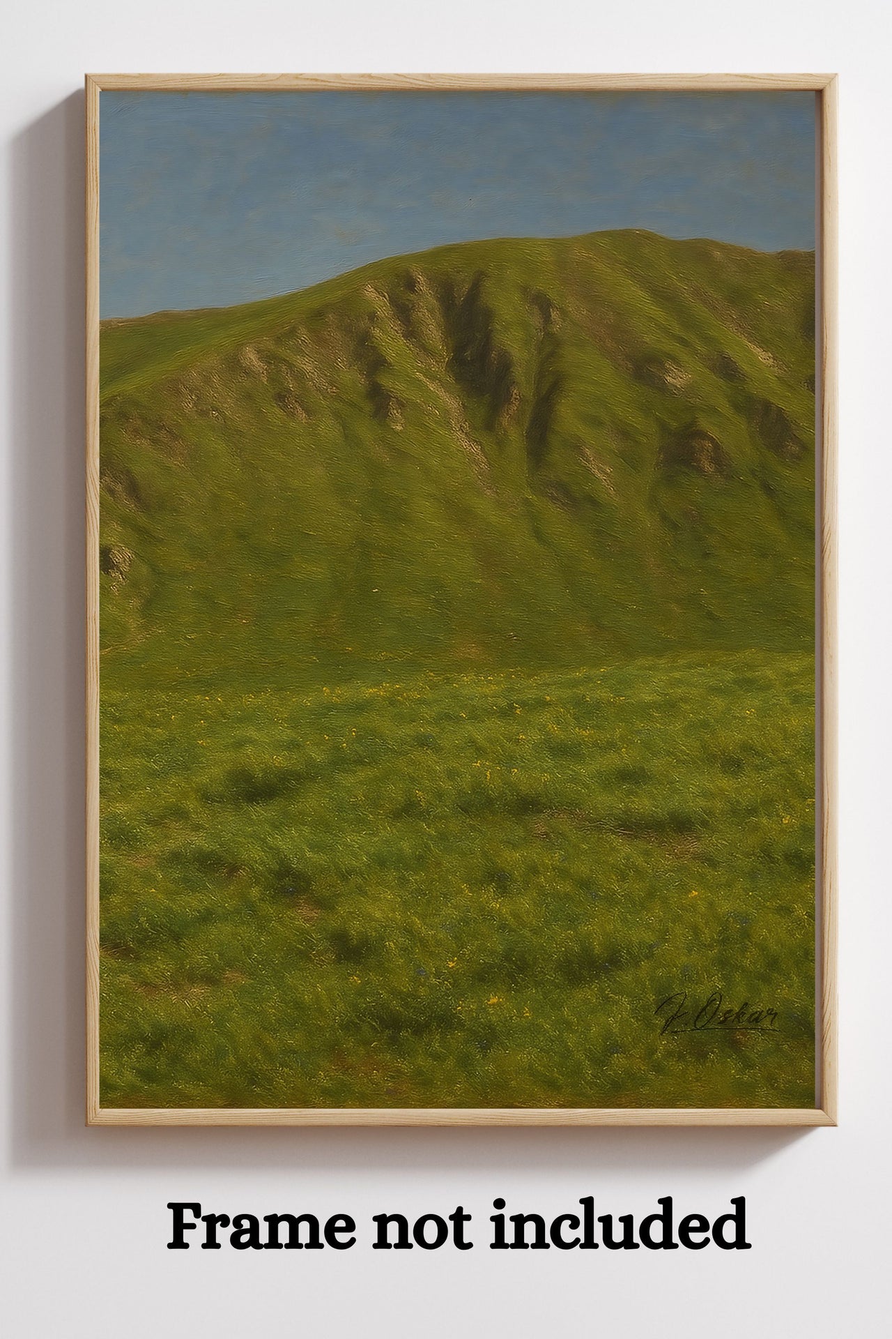 Majestic Mountain 88- The Emerald Ridge Canvas Art