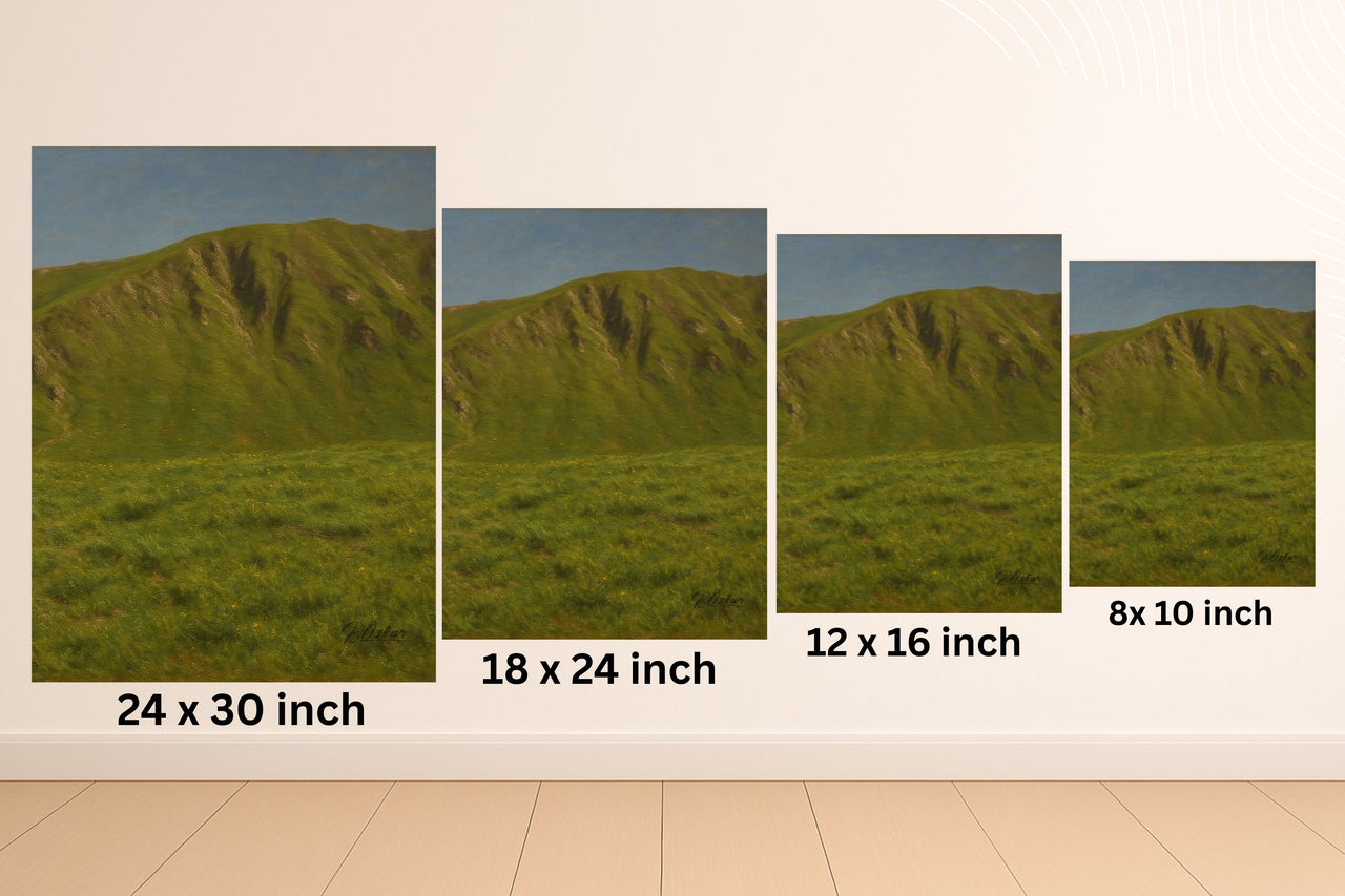 Majestic Mountain 88- The Emerald Ridge Canvas Art