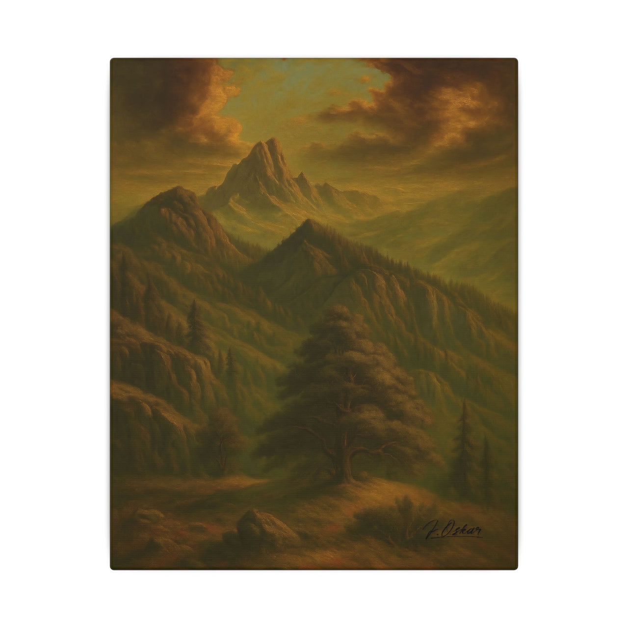 Majestic Mountain 15 - Journey to the Unknown Canvas Art