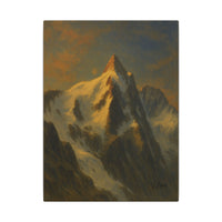 Majestic Mountain 98 - Crowned by Light Canvas Art