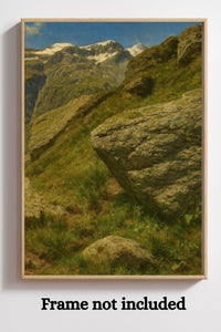 Majestic Mountain 89- Steps Among the Peaks Canvas Art