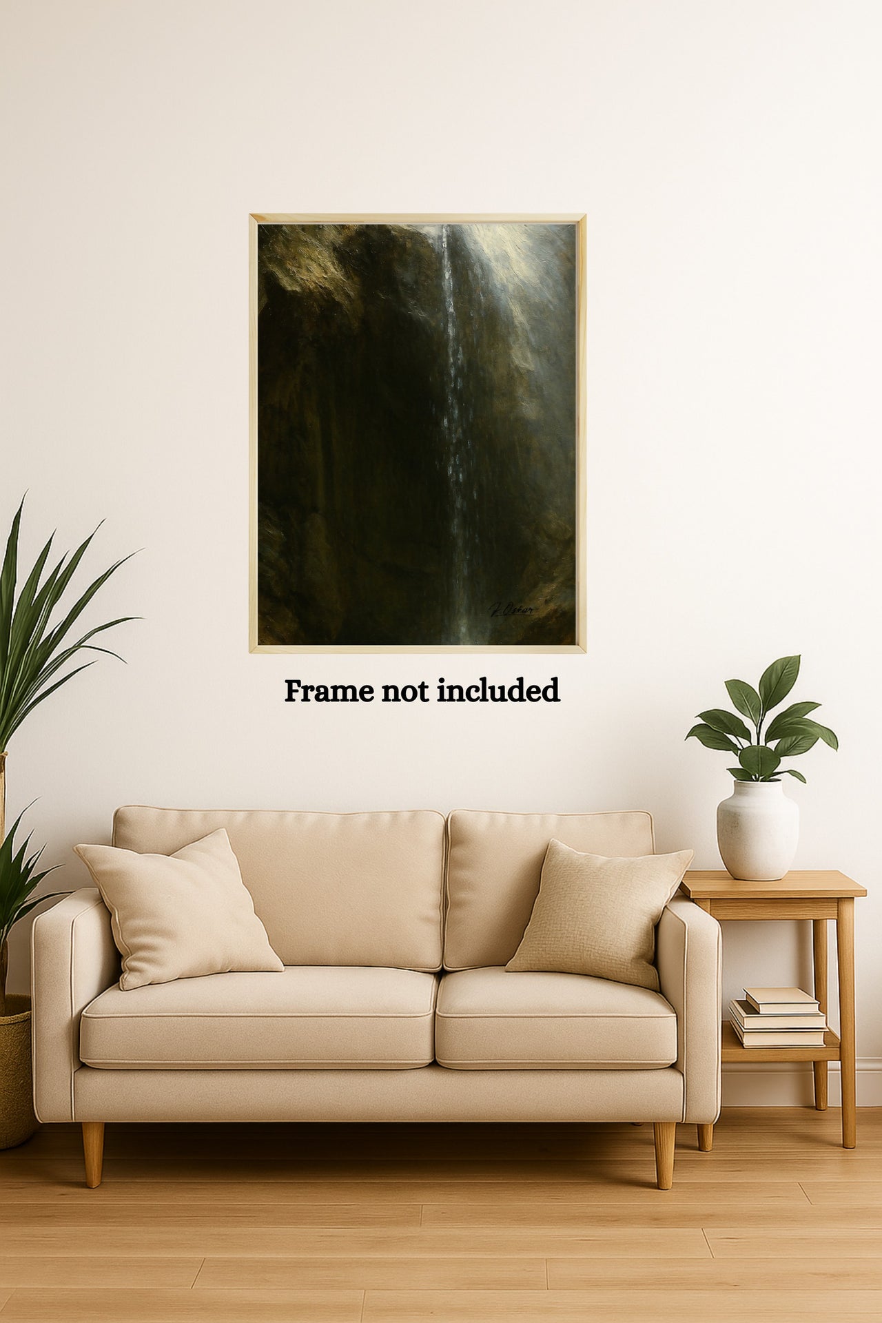Majestic Mountain 41 - Whisperfall Canvas Art