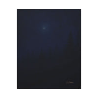 Majestic Mountain 69- Midnight Mist on the mountain Canvas Art