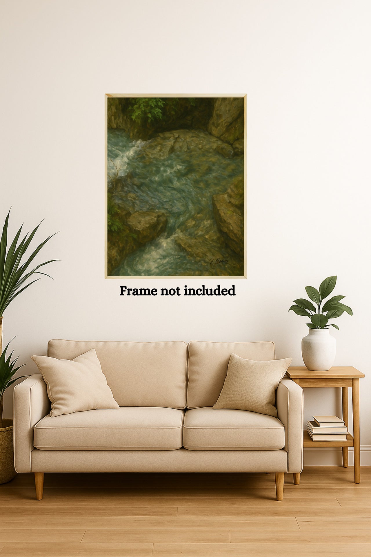 Majestic Mountain 44 - Dance of the Waters Canvas Art