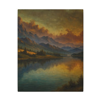 Majestic Mountain 7 - Stillness Beyond the Peaks Canvas Art