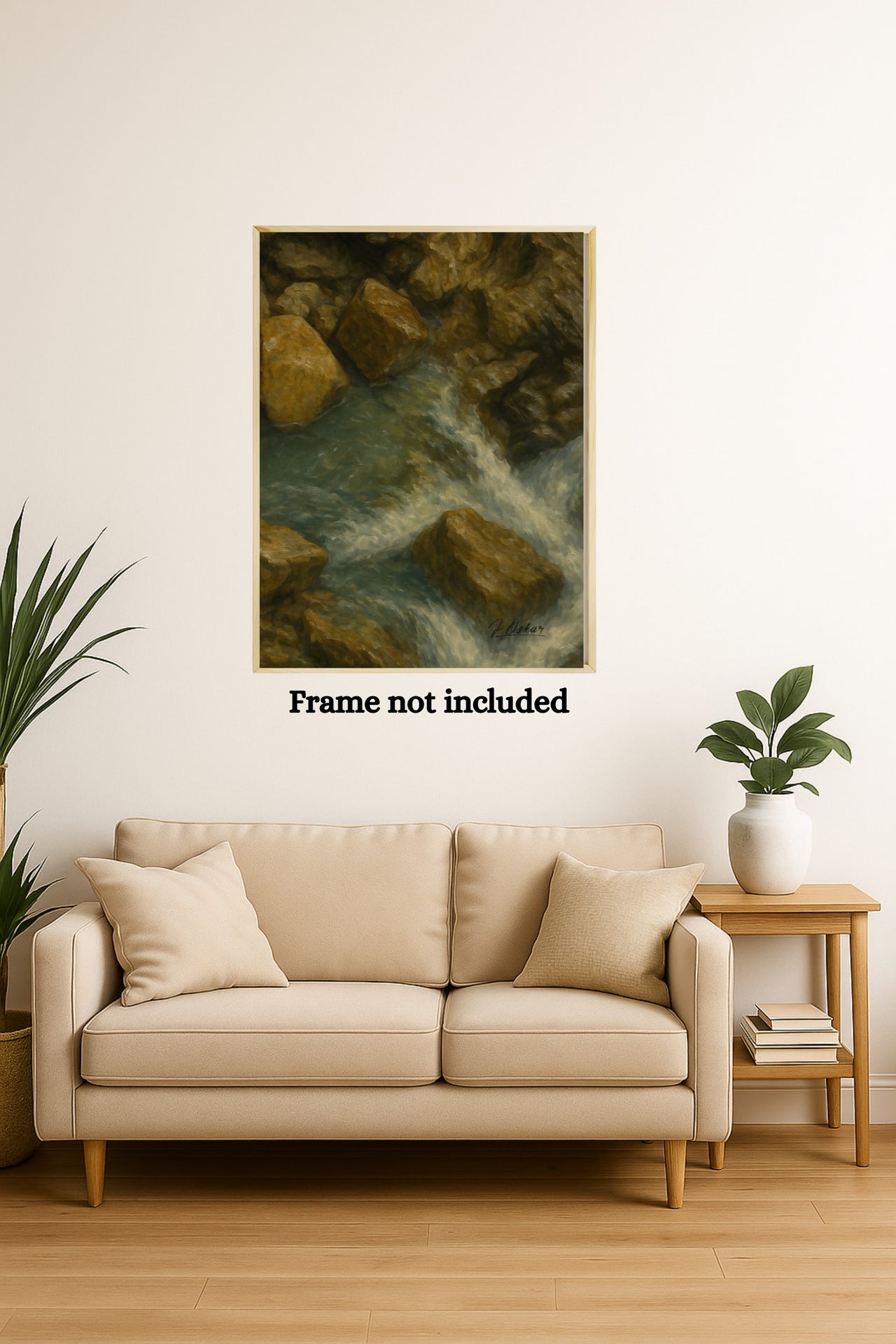 Majestic Mountain 46 - Flowing Path Canvas Art