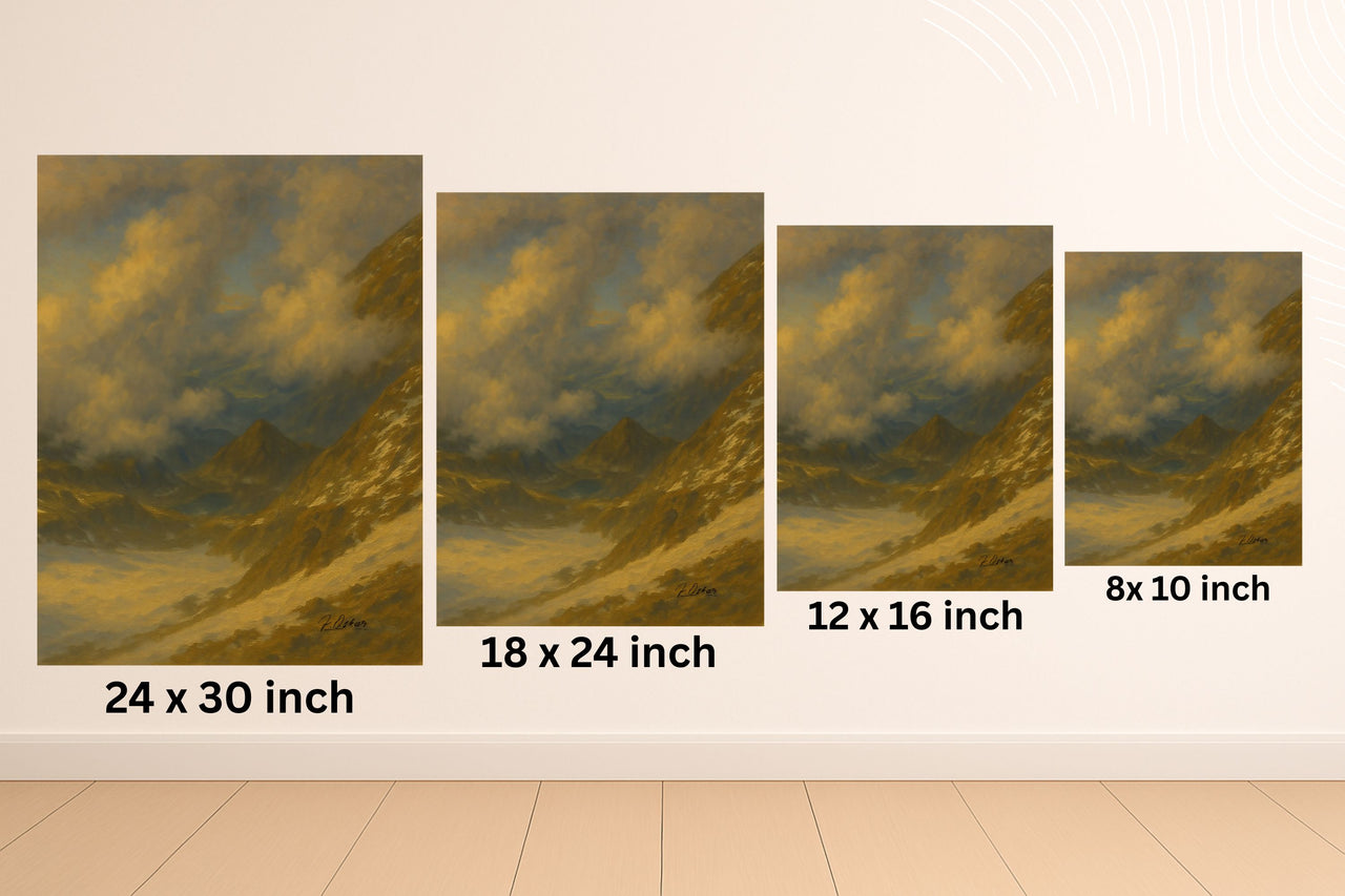 Majestic Mountain 97 - Sea of Clouds Canvas Art