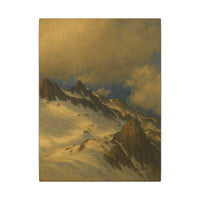 Majestic Mountain 99 - Golden Silence Canvas Art