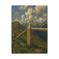Majestic Mountain 78 - Summit Marker Canvas Art