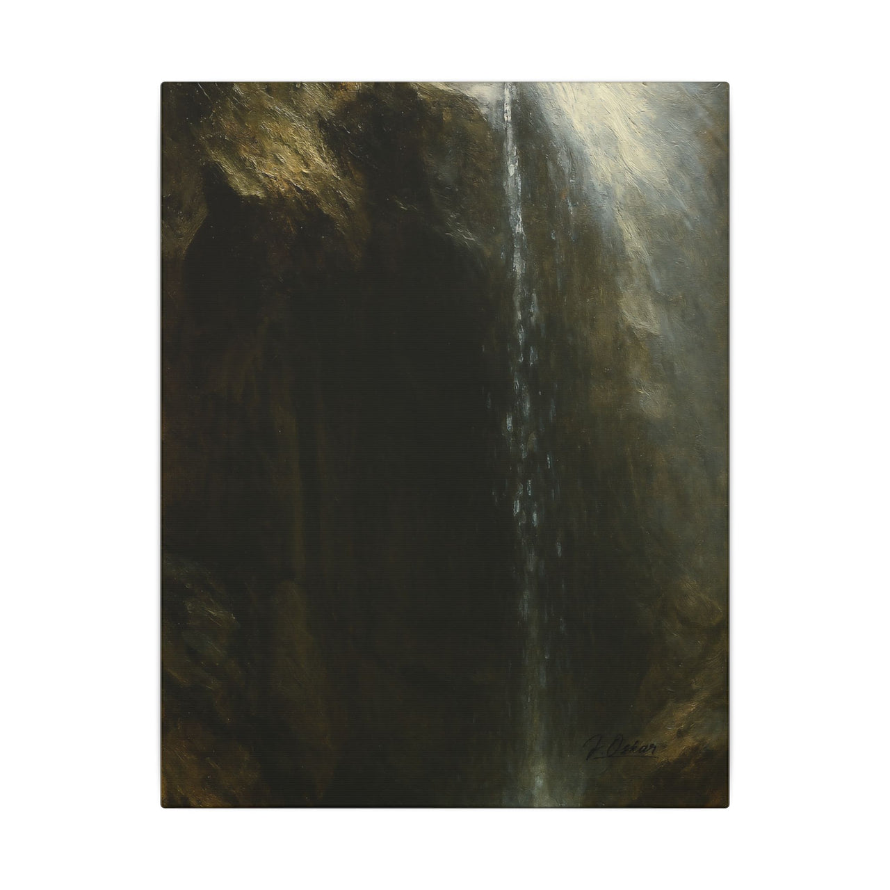 Majestic Mountain 41 - Whisperfall Canvas Art