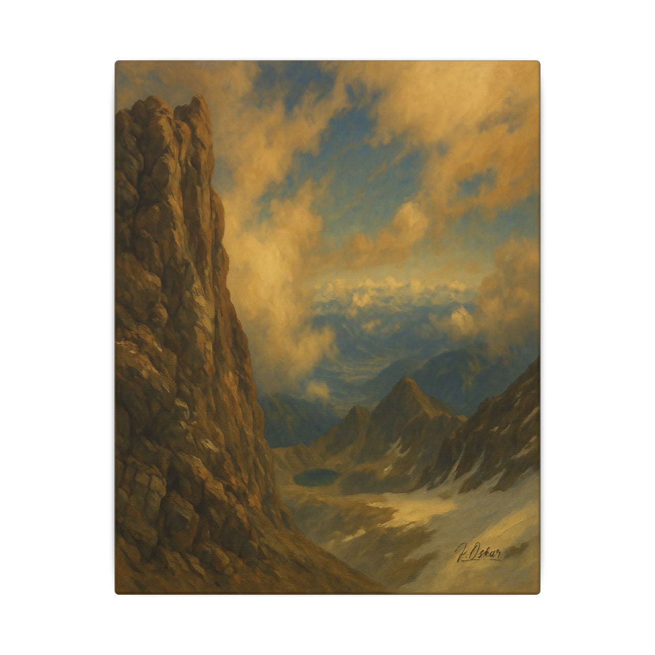 Majestic Mountain 100 - Beyond the Heights Canvas Art